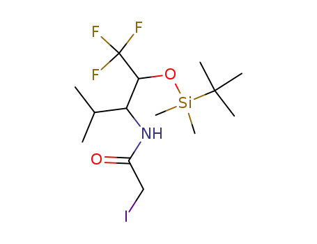 Acetamide,
N-[2-[[(1,1-dimethylethyl)dimethylsilyl]oxy]-3,3,3-trifluoro-1-(1-methylethyl
)propyl]-2-iodo-