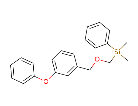 Benzene,1-[[(dimethylphenylsilyl)methoxy]methyl]-3-phenoxy-