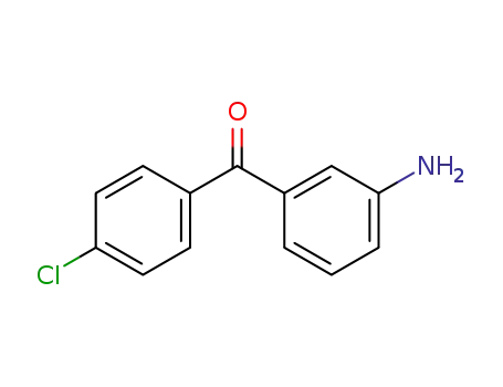 Molecular Structure of 62261-26-1 (3-Amino-4'-chlorobenzophenone)
