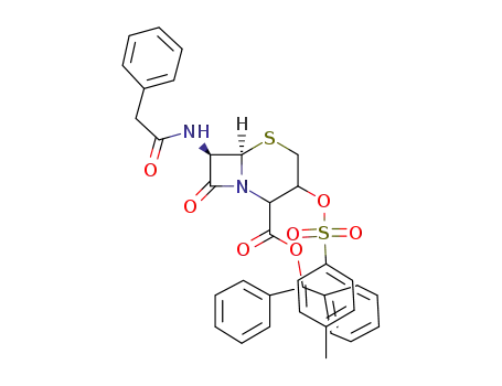 3-p-toluenesulfonyloxy-7beta-phenylacetylaminocepham-4-carboxylic acid diphenylmethyl ester
