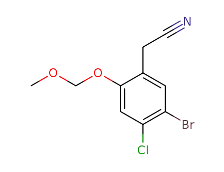 Benzeneacetonitrile, 5-bromo-4-chloro-2-(methoxymethoxy)-