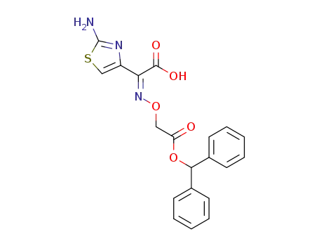 (Z)-2-Amino-α-[[[[[(diphenylmethyl)oxy]-carbonyl]methyl]oxy]imino]-4-thiazoleacetic acid
