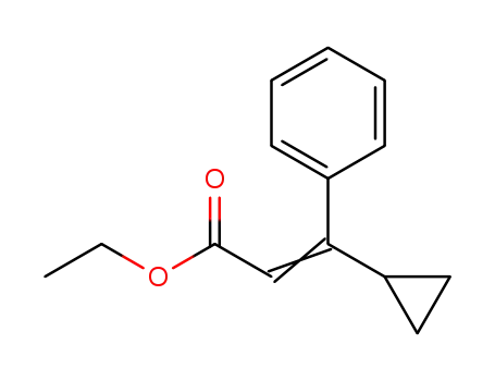 Ethyl-3-cyclopropyl-3-phenyl-2-propenoat