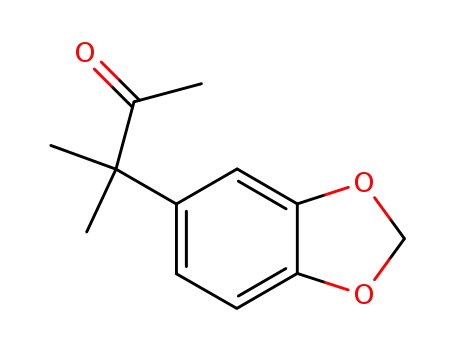 Molecular Structure of 80854-26-8 (2-Butanone, 3-(1,3-benzodioxol-5-yl)-3-methyl-)