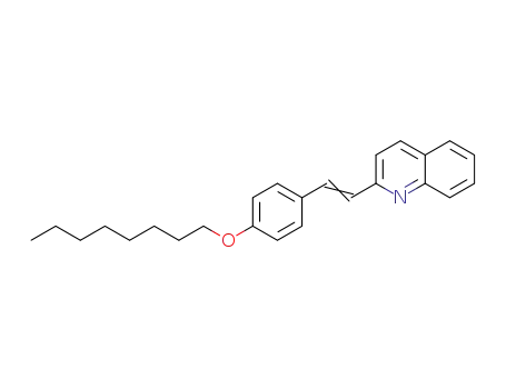 2-{2-[4-(Octyloxy)phenyl]ethenyl}quinoline