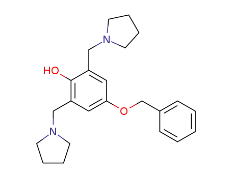 4-benzyloxy-2,6-bis(pyrrolidinylmethyl)phenol