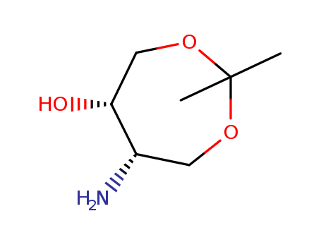 trans-5-Amino-6-hydroxy-2,2-dimethyl-1,3-dioxacyloheptane