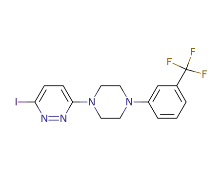 3-iodo-6-[4-[3-(trifluoromethyl)phenyl]-1-piperazinyl]-pyridazine
