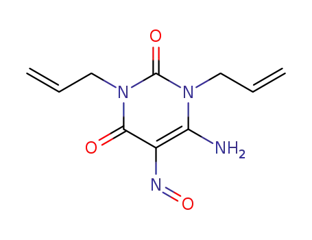 1,3-diallyl-6-amino-5-nitrosouracil
