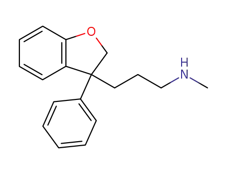 3-(3-phenyl-2,3-dihydrobenzofuran-3-yl)-N-methylpropylamine