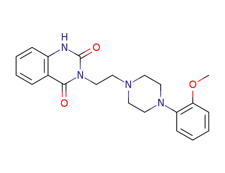 2,4(1H,3H)-Quinazolinedione,
3-[2-[4-(2-methoxyphenyl)-1-piperazinyl]ethyl]-
