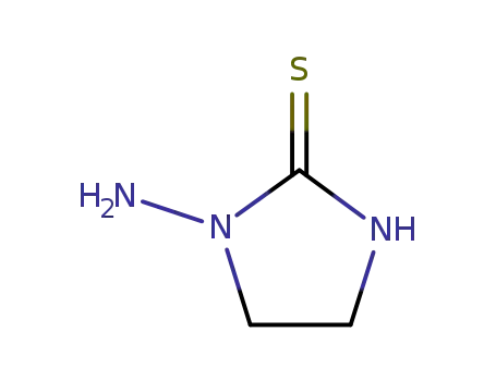 Molecular Structure of 4697-42-1 (2-Imidazolidinethione, 1-amino-)