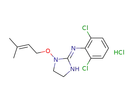 2-[(2,6-dichlorophenyl)imino]-1-[(3-methyl-2-butenyl)-oxy]imidazolidine hydrochloride