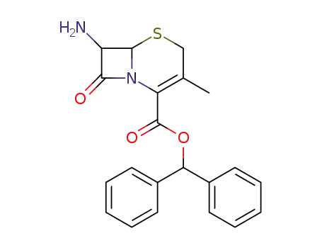 5-Thia-1-azabicyclo[4.2.0]oct-2-ene-2-carboxylic acid,
7-amino-3-methyl-8-oxo-, diphenylmethyl ester, (6R,7R)-