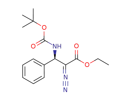 ethyl (3R)-3-{[(tert-butoxy)carbonyl]amino}-2-diazo-3-phenylpropanoate