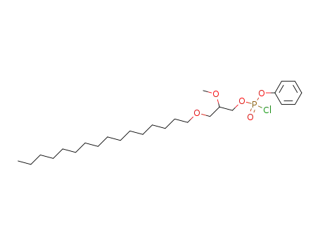 3-(Hexadecyloxy)-2-methoxypropyl phenyl phosphorochloridate