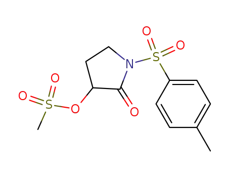 methanesulfonic acid (R,S)-1-(4-methyl-phenylsulfonyl)-2-oxo-pyrrolidin-3-yl ester