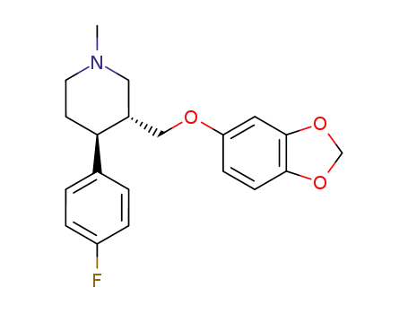 Molecular Structure of 105834-21-7 ((-)-trans-N-methylparoxetine)