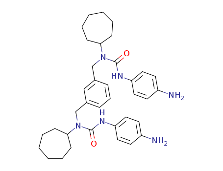 Urea, N,N''-[1,3-phenylenebis(methylene)]bis[N'-(4-aminophenyl)-N-cyclohept yl-