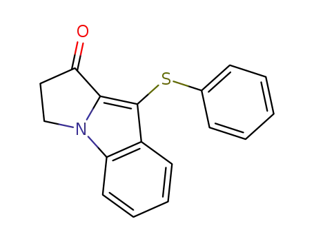 1H-Pyrrolo[1,2-a]indol-1-one, 2,3-dihydro-9-(phenylthio)-