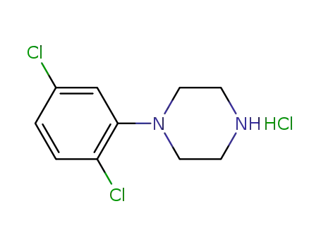 Molecular Structure of 827614-47-1 (1-(2,5-Dichlorophenyl)piperazine dihydrochloride)
