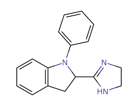 2-(4,5-Dihydro-1H-imidazol-2-yl)-1-phenyl-2,3-dihydro-1H-indole