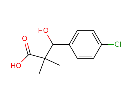 3-(4-chlorophenyl)-3-hydroxy-2,2-dimethylpropanoic acid
