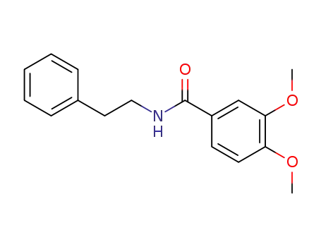 Molecular Structure of 93598-25-5 (3,4-dimethoxy-N-(2-phenylethyl)benzamide)