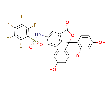 5-(pentafluorobenzenesulfonylamino)fluorescein