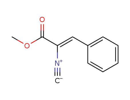 Molecular Structure of 76202-88-5 (2-Propenoic acid, 2-isocyano-3-phenyl-, methyl ester, (Z)-)