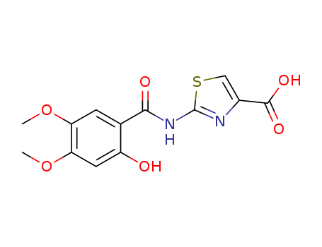 2-[(2-Hydroxy-4,5-dimethoxybenzoyl)amino]-4-thiazolecarboxylicAcid