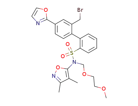 2'-(bromomethyl)-N-(3,4-dimethyl-5-isoxazolyl)-N-[(2-methoxyethoxy)methyl]-4'-(2-oxazolyl)[1,1'-biphenyl]-2-sulfonamide