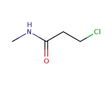 Molecular Structure of 41789-28-0 (3-chloro-N-methylpropanamide)