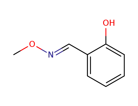 Molecular Structure of 61042-20-4 (Benzaldehyde, 2-hydroxy-, O-methyloxime, (E)-)