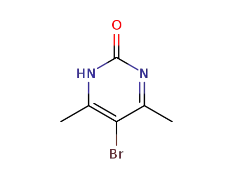 Molecular Structure of 7781-20-6 (5-BroMo-4,6-diMethylpyriMidin-2(1H)-one)