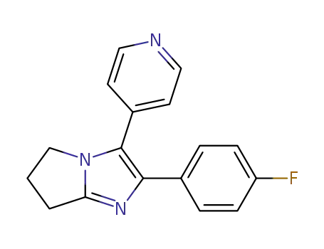 5H-Pyrrolo(1,2-a)imidazole, 2-(4-fluorophenyl)-6,7-dihydro-3-(4-pyridinyl)-