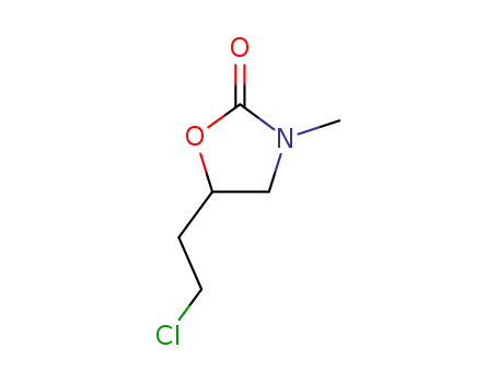 2-Oxazolidinone, 5-(2-chloroethyl)-3-methyl-