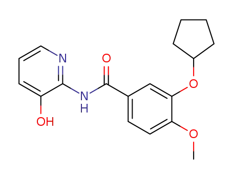 2-N[3-(cyclopentyloxy)-4-methoxyphenylcarbonyl]amino-3-hydroxypyridine