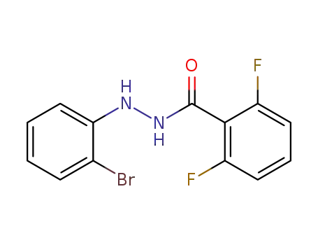 Benzoic acid, 2,6-difluoro-, 2-(2-bromophenyl)hydrazide
