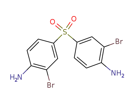 Molecular Structure of 46947-78-8 (Benzenamine, 4,4'-sulfonylbis[2-bromo-)