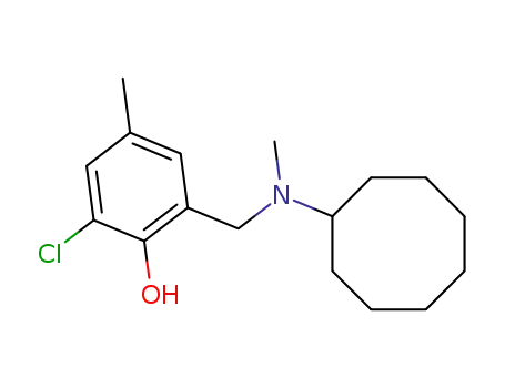 2-hydroxy-3-chloro-5-methyl-N-methyl-N-cyclooctyl-benzylamine