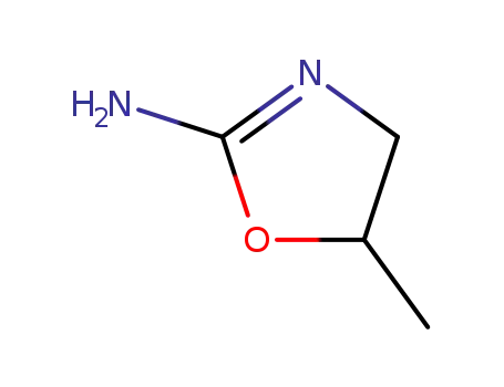 Molecular Structure of 68210-19-5 (2-Oxazolamine,4,5-dihydro-5-methyl-(9CI))