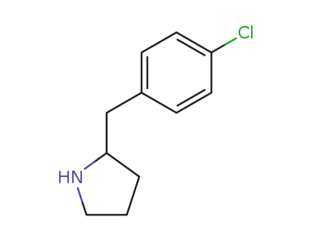 Molecular Structure of 66162-29-6 (2-(4-CHLOROBENZYL)PYRROLIDINE)