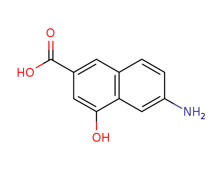 2-NAPHTHALENECARBOXYLIC ACID 6-AMINO-4-HYDROXY-