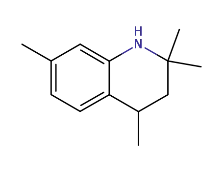 Molecular Structure of 59388-58-8 (1,2,3,4-TETRAHYDRO-2,2,4,7-TETRAMETHYLQUINOLINE)