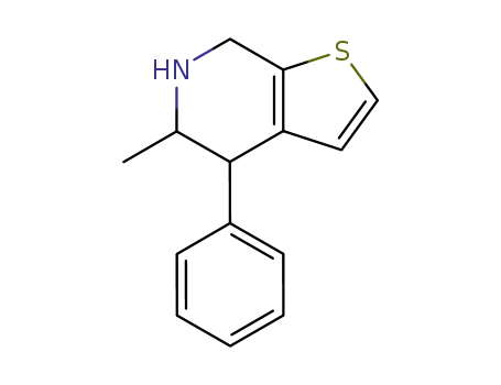 Thieno[2,3-c]pyridine, 4,5,6,7-tetrahydro-5-methyl-4-phenyl-