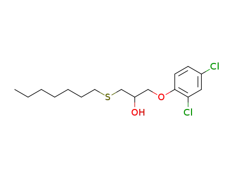 2-Propanol, 1-(2,4-dichlorophenoxy)-3-(heptylthio)-
