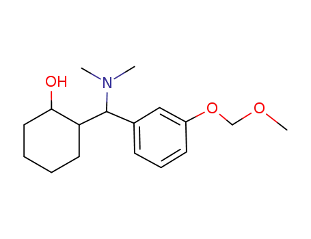 Molecular Structure of 51356-58-2 (Cyclohexanol, 2-[(dimethylamino)[3-(methoxymethoxy)phenyl]methyl]-)