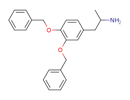 Molecular Structure of 36593-29-0 (1-(3,4-bis(benzyloxy)phenyl)propan-2-amine)