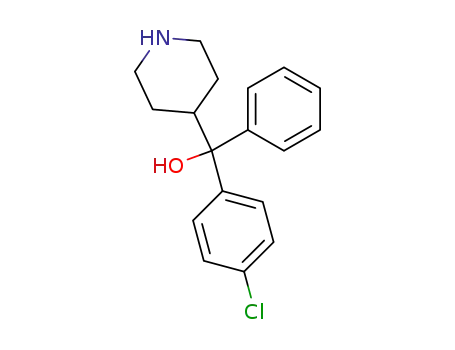 4-<(4-chlorophenyl)phenylhydroxymethyl>piperidine